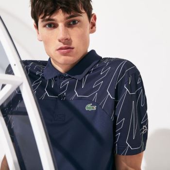 Lacoste SPORT Novak Djokovic Breathable Ultra-Light Polo Shirt Pánské - Šortky Tmavě Blankyt Blankyt